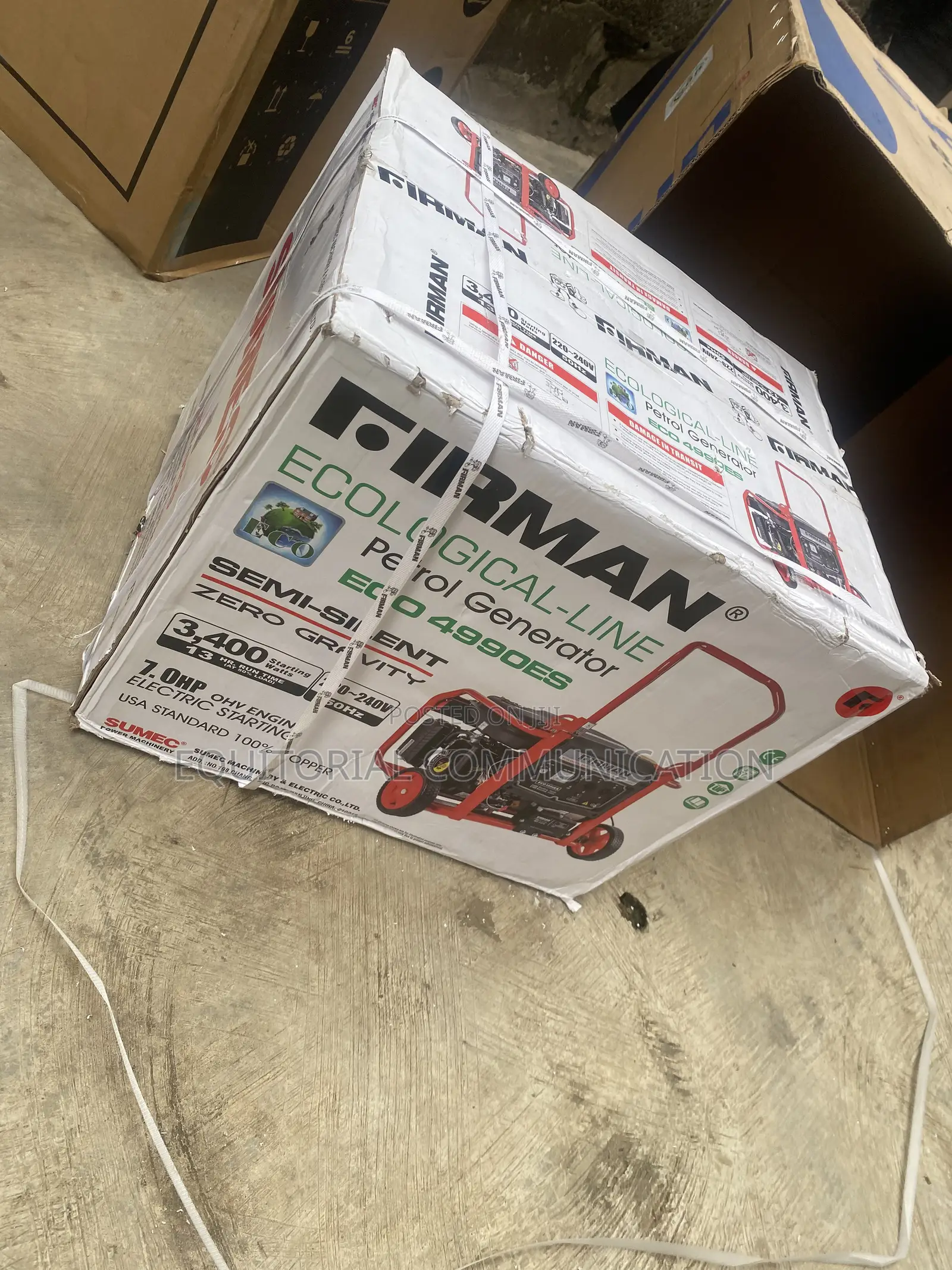 Powerful Firman ECO 4990ES 3.4KW Petrol Generator