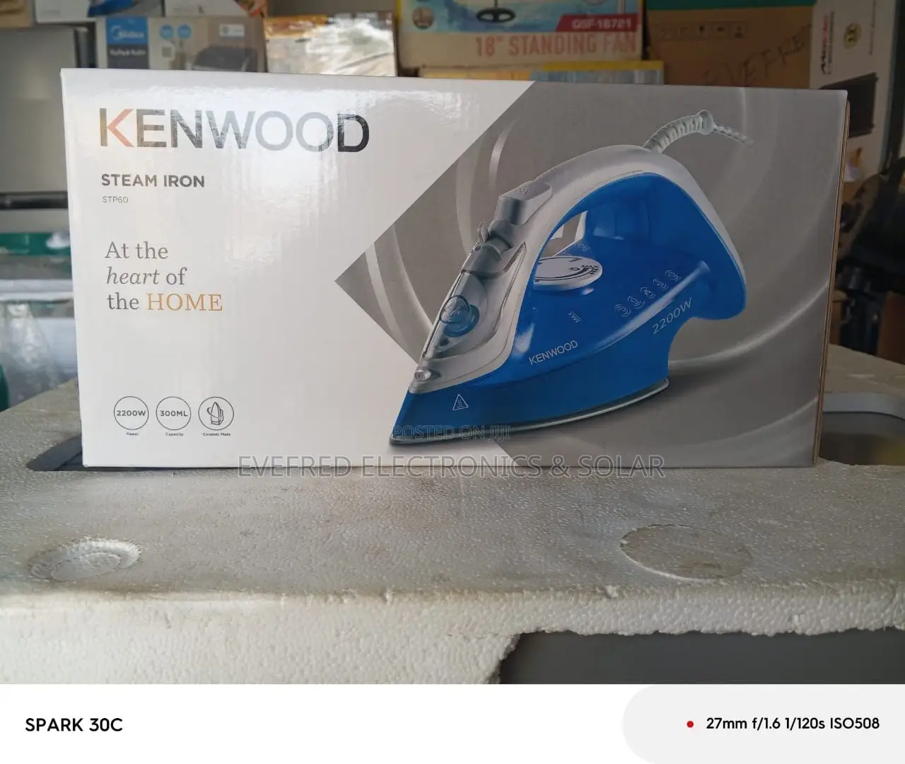 Brand New Blue Original Kenwood Steam Iron