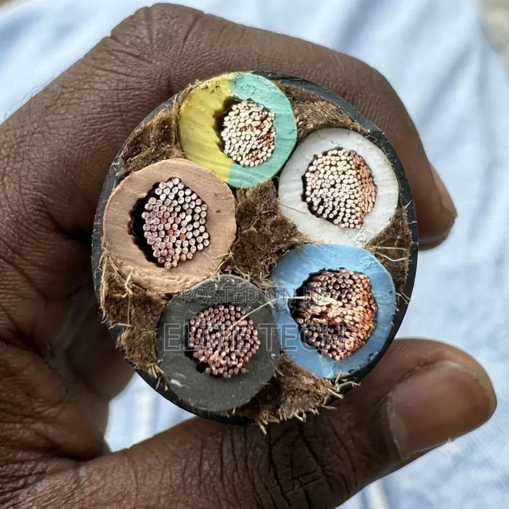 High Quality 6mm X 5 Core Pure Copper Flexible Cable - Full Gauge
