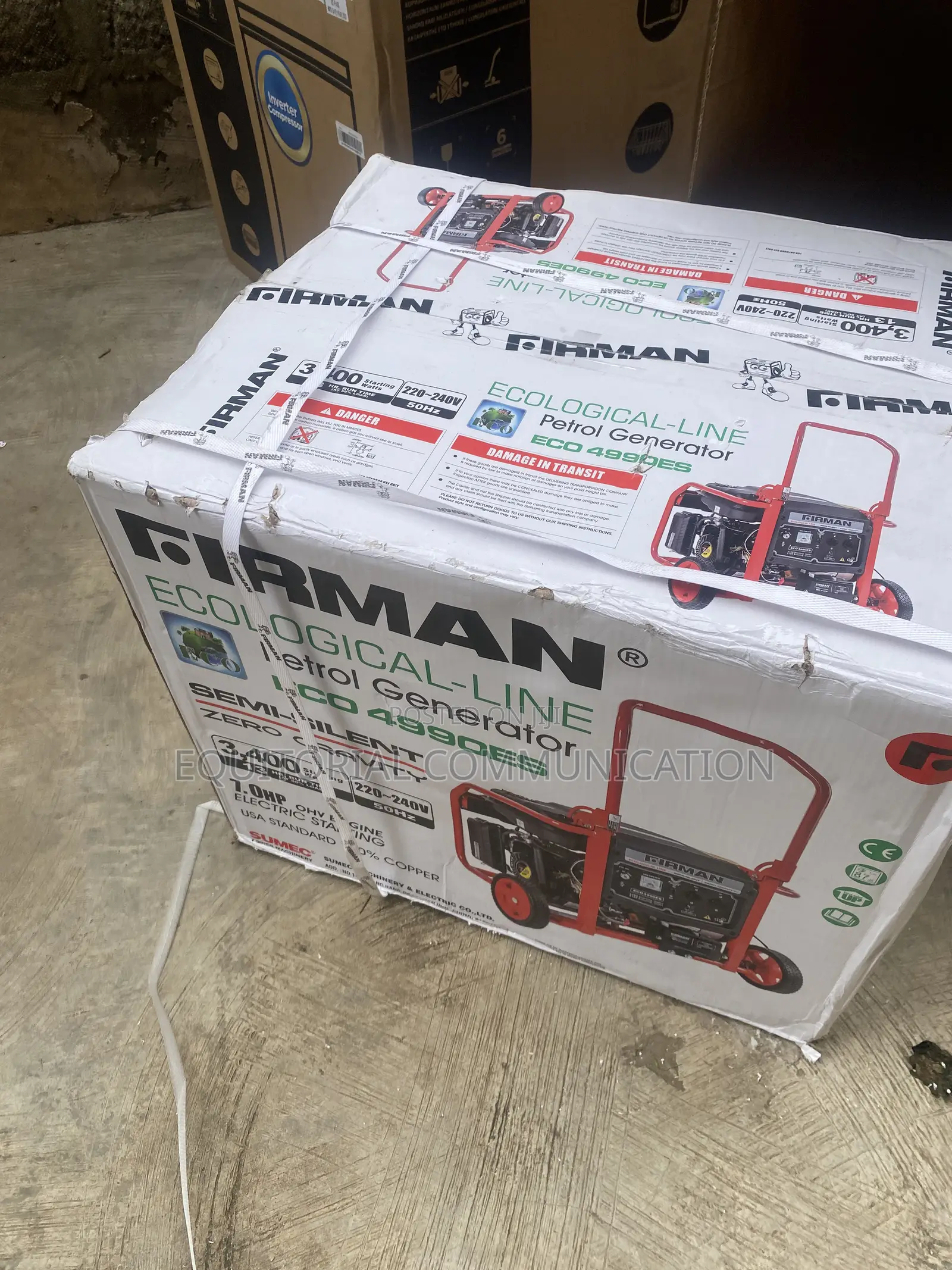 New Firman ECO 4990ES 3.4KW Backup Generator