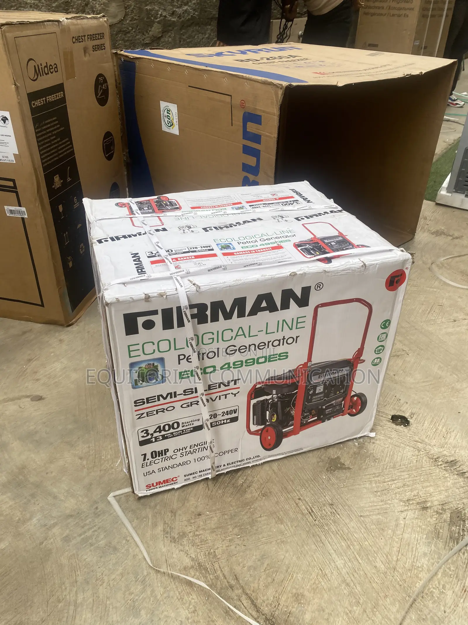 New Firman ECO 4990ES 3.4KW Backup Generator