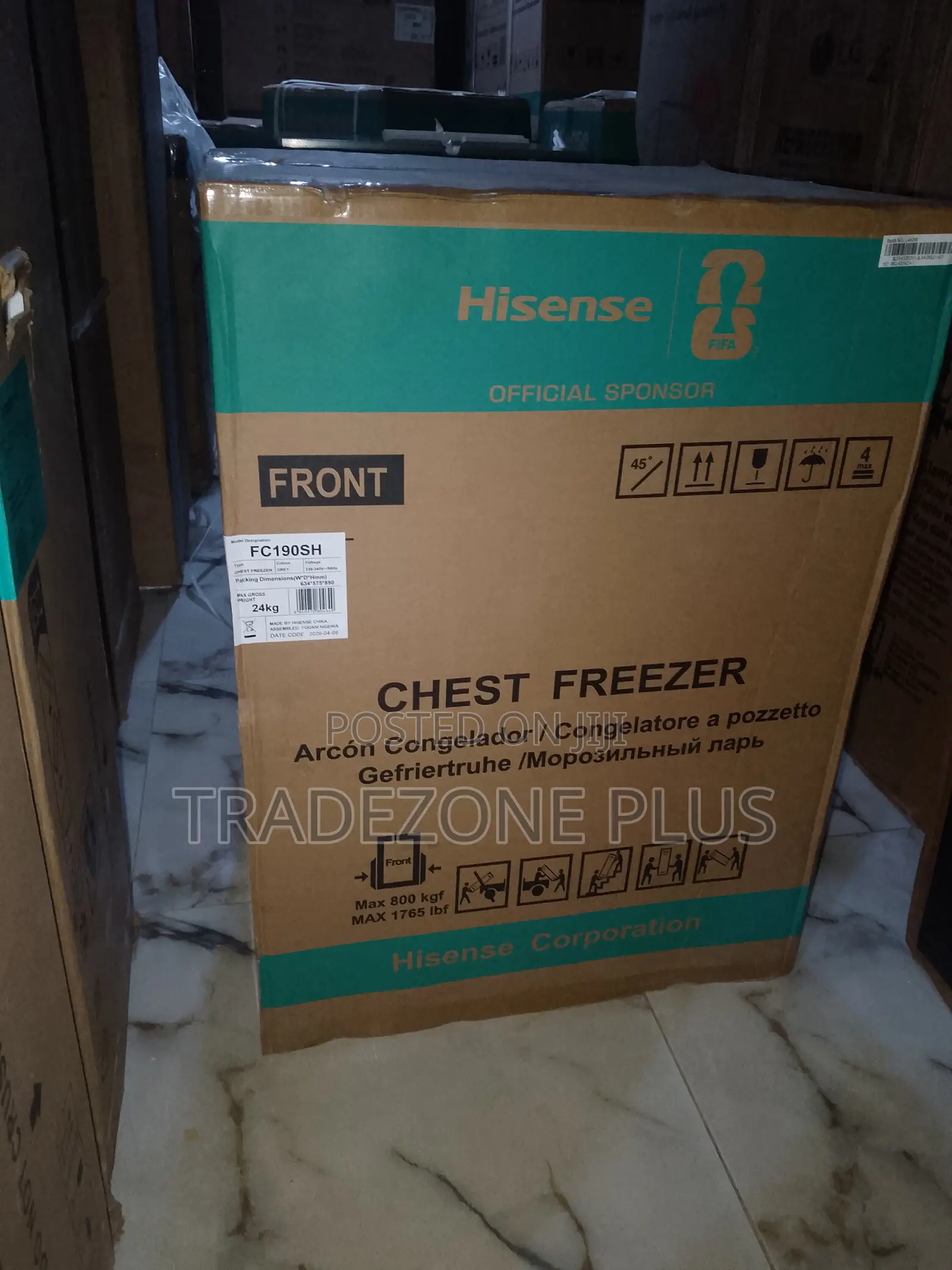 Hisense 149L Chest Deep Freezer – Convenient Storage Capacity