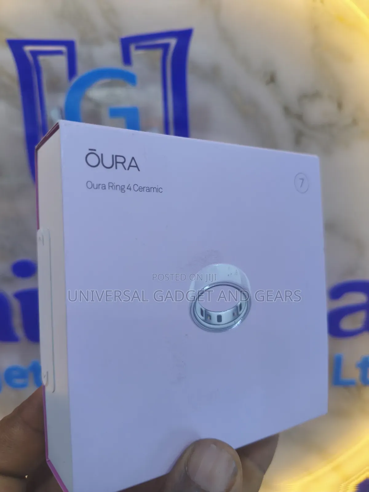OURA Ring 4 Ceramic (Size 7 )