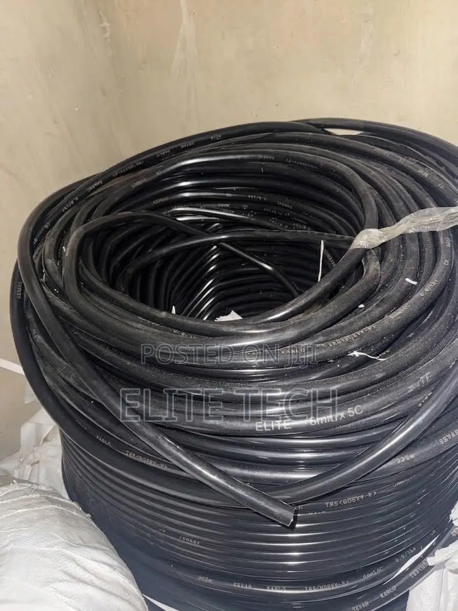 High Quality 6mm X 5 Core Pure Copper Flexible Cable - Full Gauge