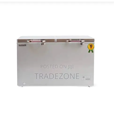 Scanfrost 400 Litres Double Door Inverter Chest Freezer | SFL400INV