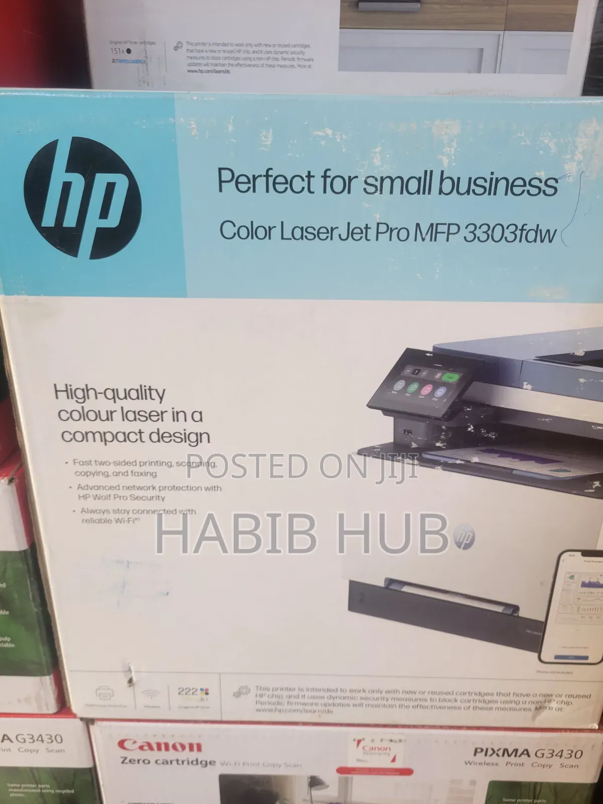 Brand New HP Color LaserJet Pro MFP 3303fdw Multifunction Printer