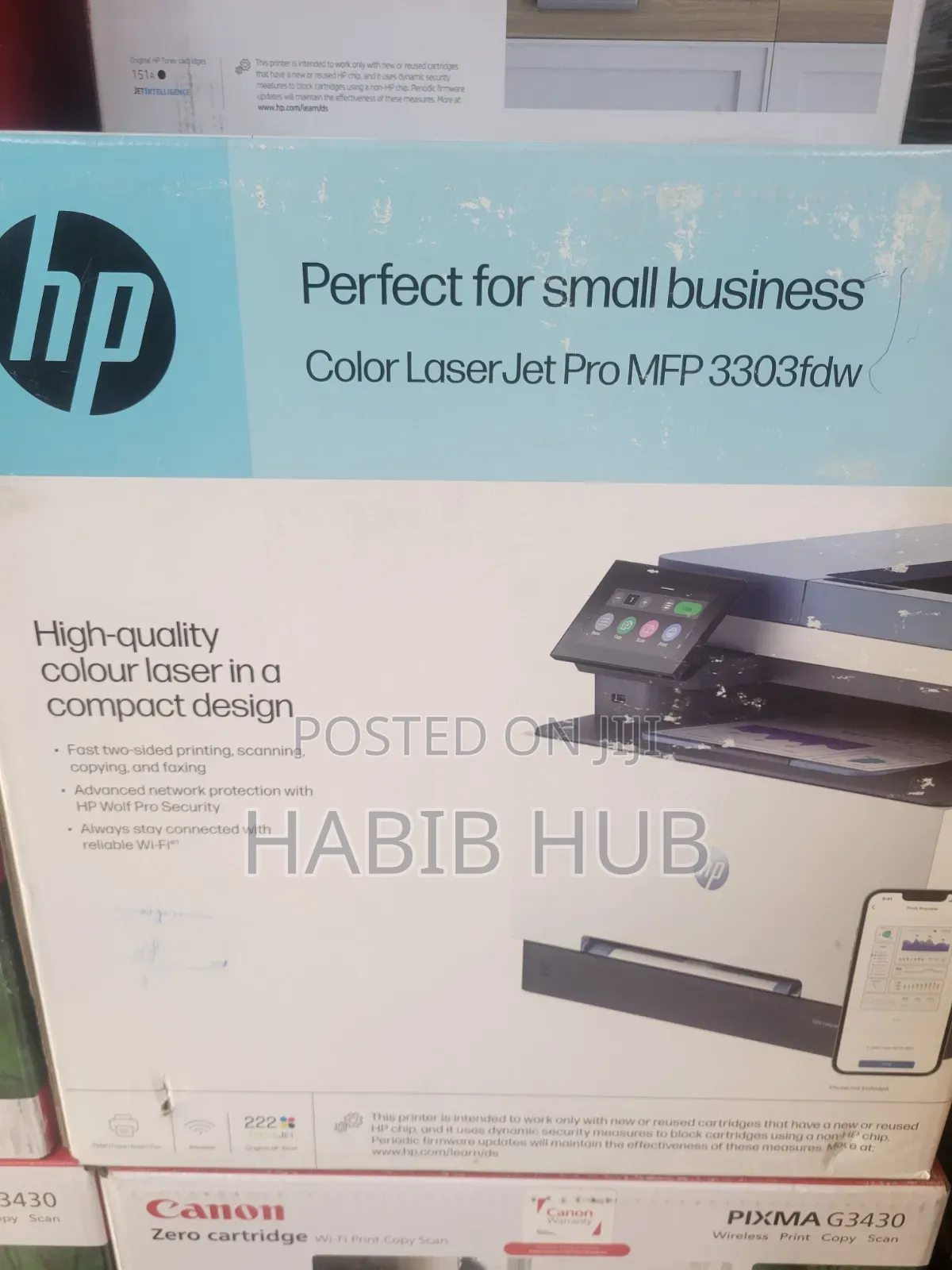 Brand New HP Color LaserJet Pro MFP 3303fdw Multifunction Printer