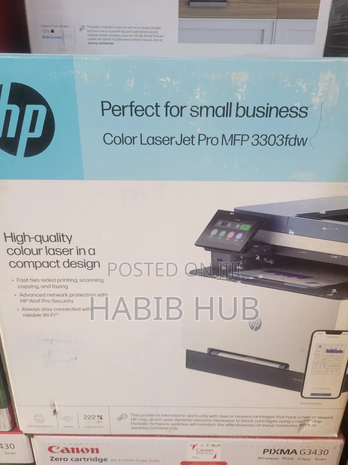 Brand New HP Color LaserJet Pro MFP 3303fdw Multifunction Printer