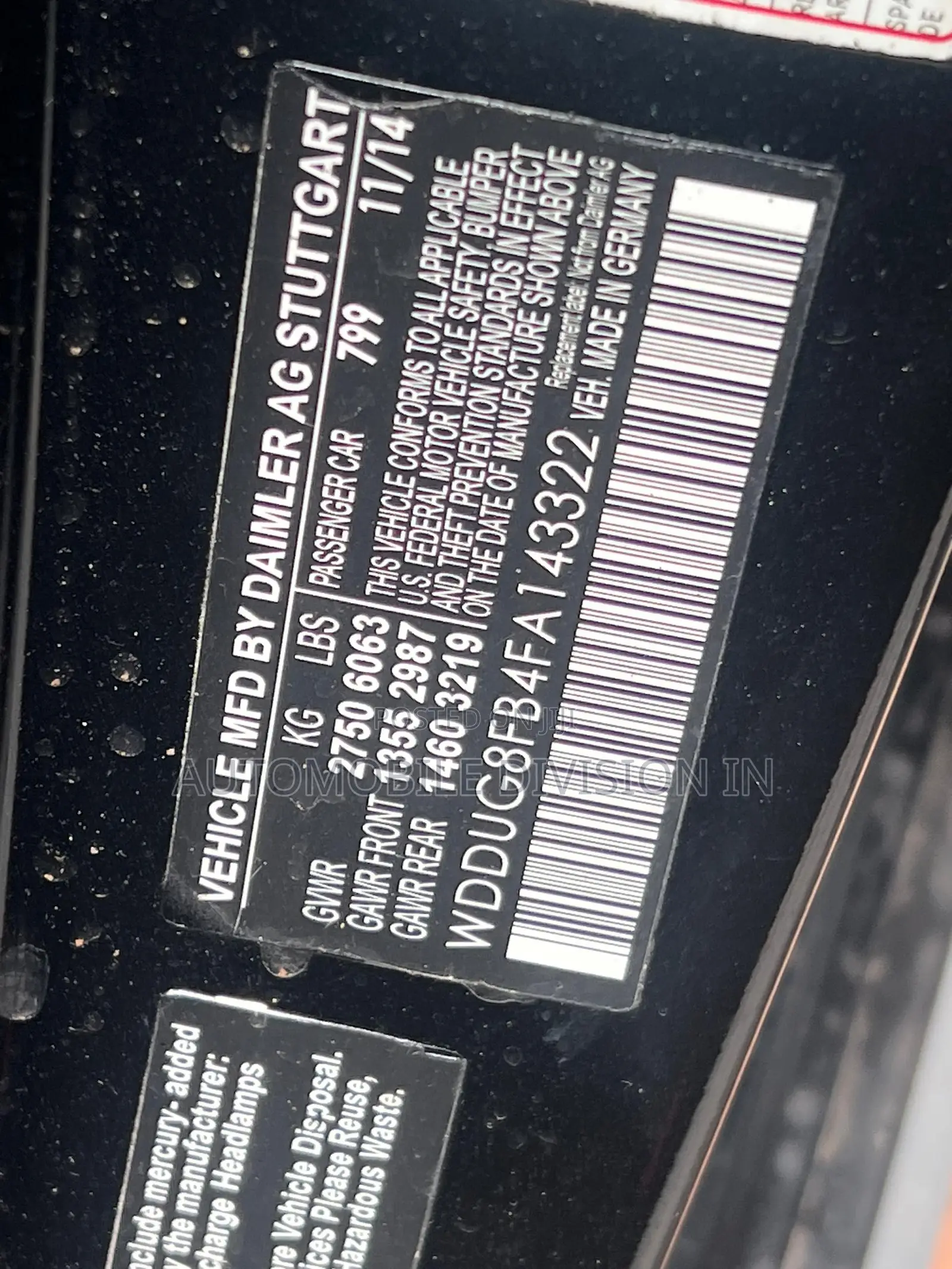 Mercedes-Benz S-Class S 550 4MATIC 2015 Black