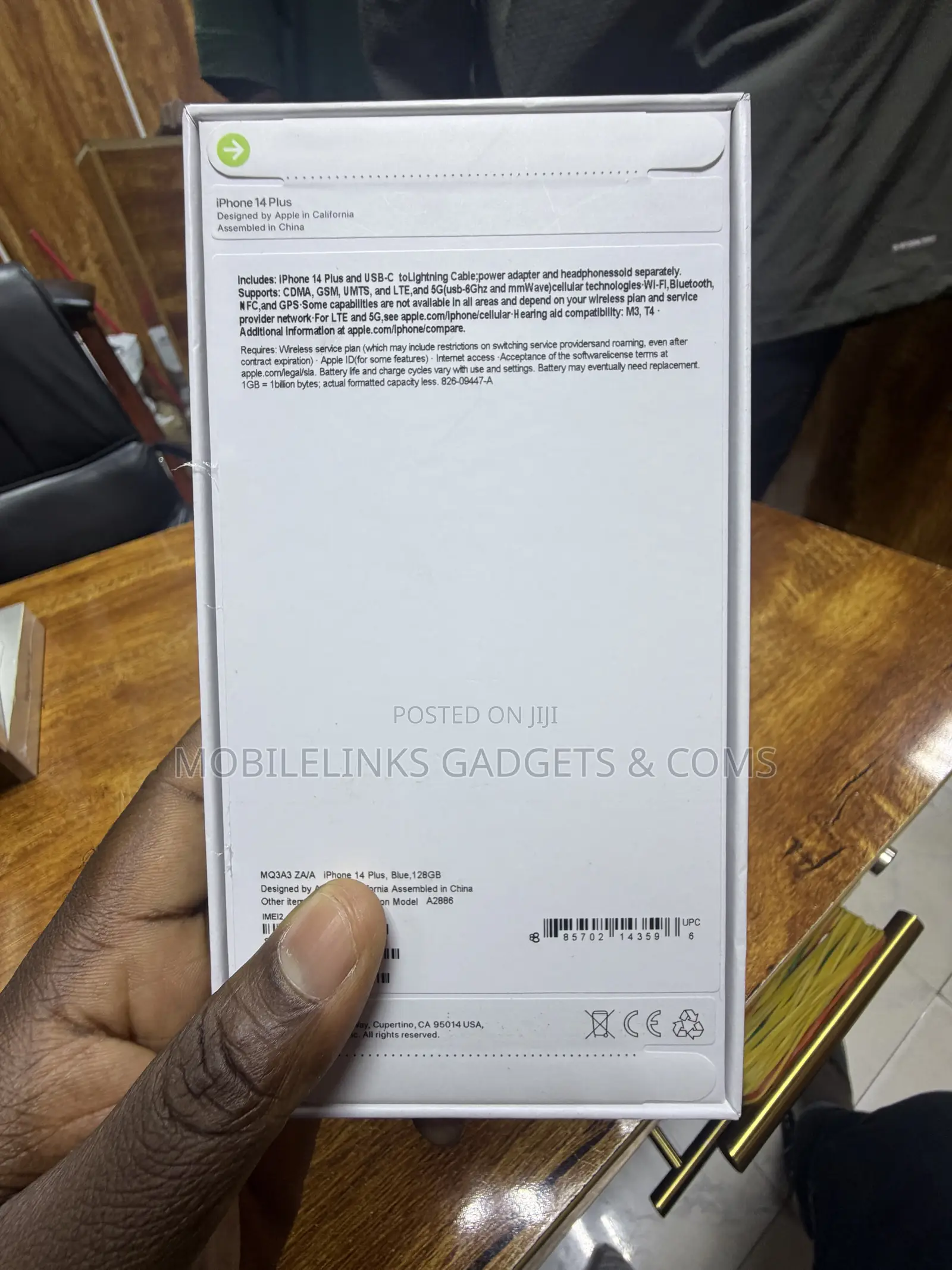 New Apple iPhone 14 Plus 128 GB Silver