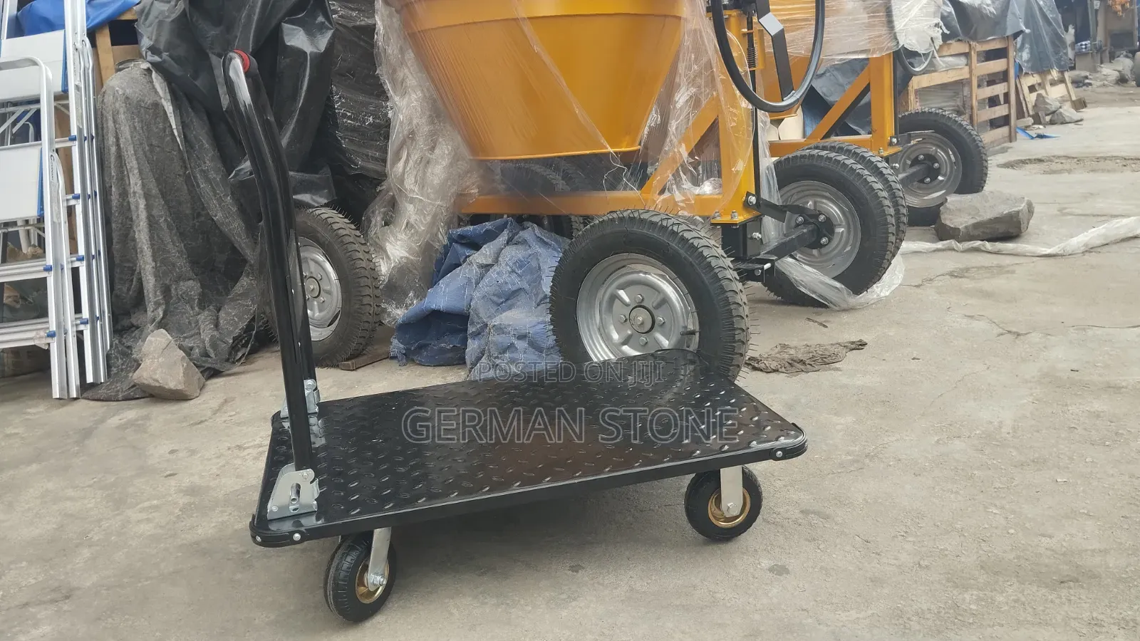 350 Kg Platform Truck With Foldable Handle