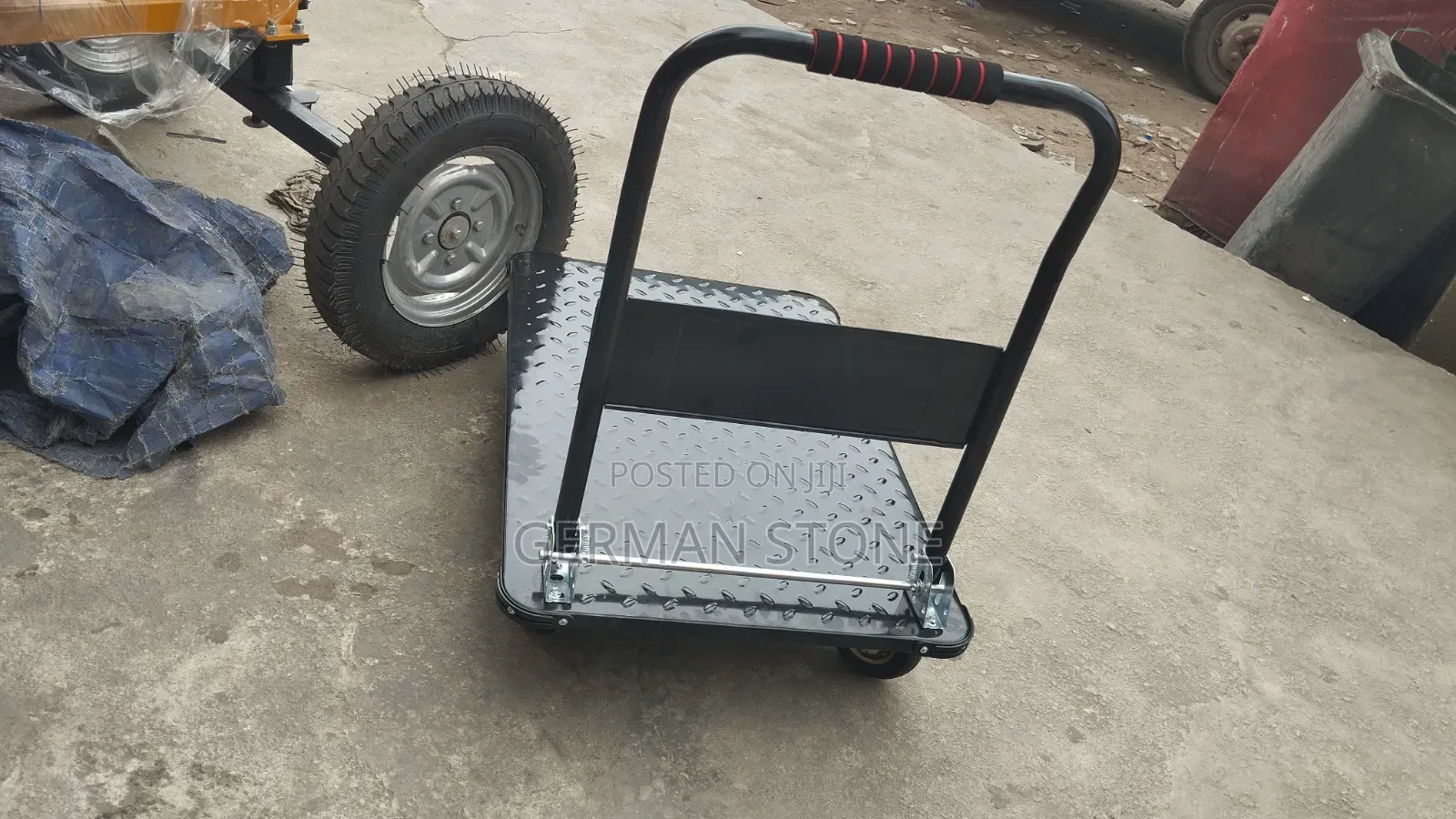 350 Kg Platform Truck With Foldable Handle
