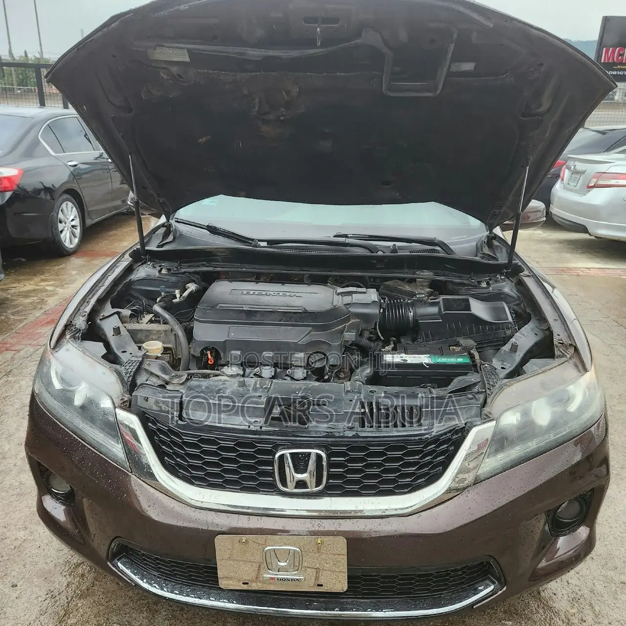 Honda Accord EX-L V-6 2dr Coupe (3.5L 6cyl 6M) 2014 Brown