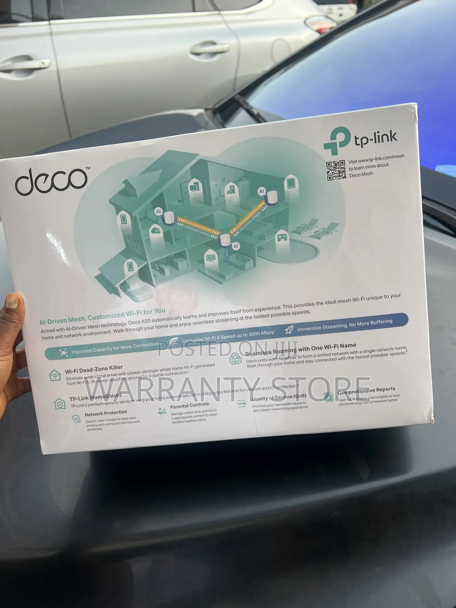 Deco AX3000 Whole Home Mesh Wi-Fi 6 System