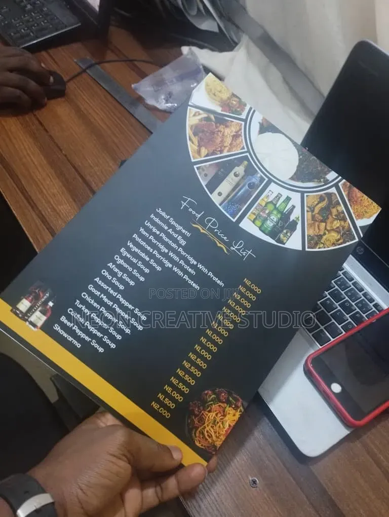 Menu Printing