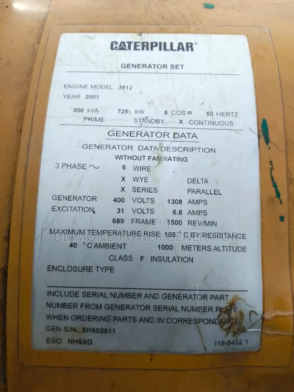 900kva Gas Generator