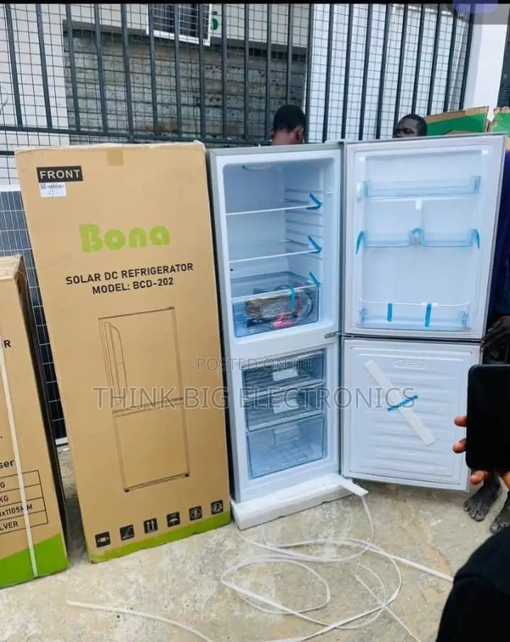 Brand New Bona 202L Solar DC Standing Refrigerator (BCD-202)