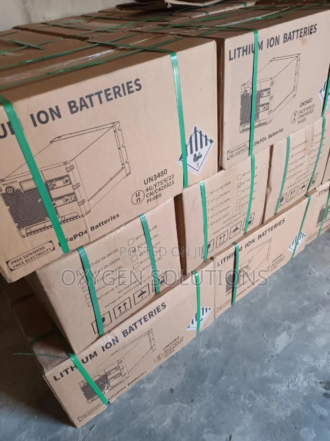 5kwh 24v Blue Carbon Lithium Battery