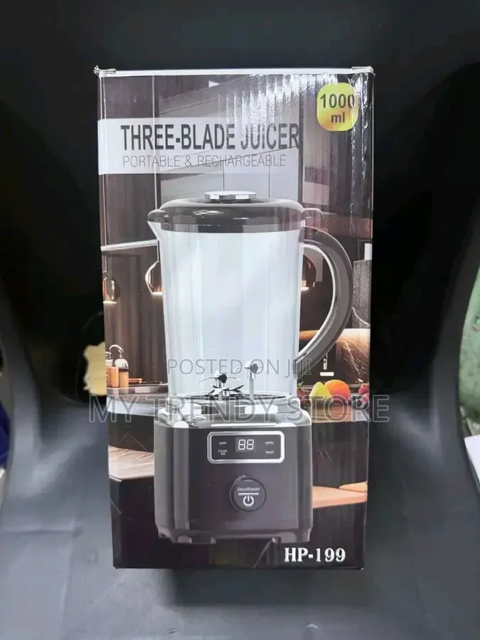 Three Blade Rechargeable Portable Blender