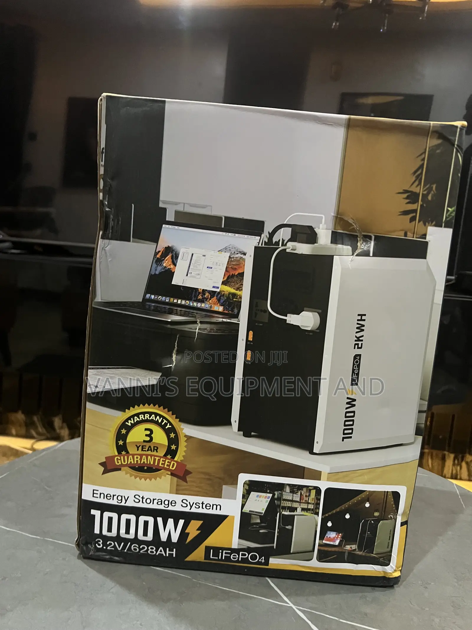 1000W / 2kWh LiFePO4 Solar Power Energy Storage System (628Ah)