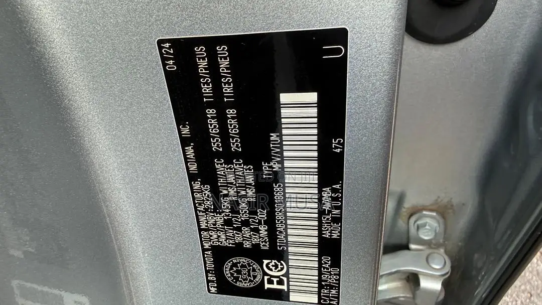 Toyota Highlander XSE FWD 2024 Gray