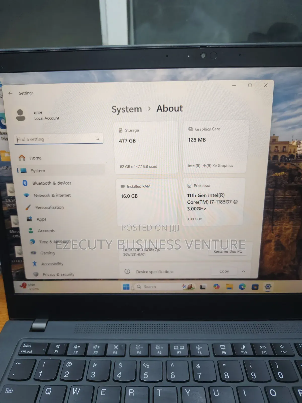 Laptop Lenovo ThinkPad T14s Gen 2 16GB Intel Core i7 SSD 512GB
