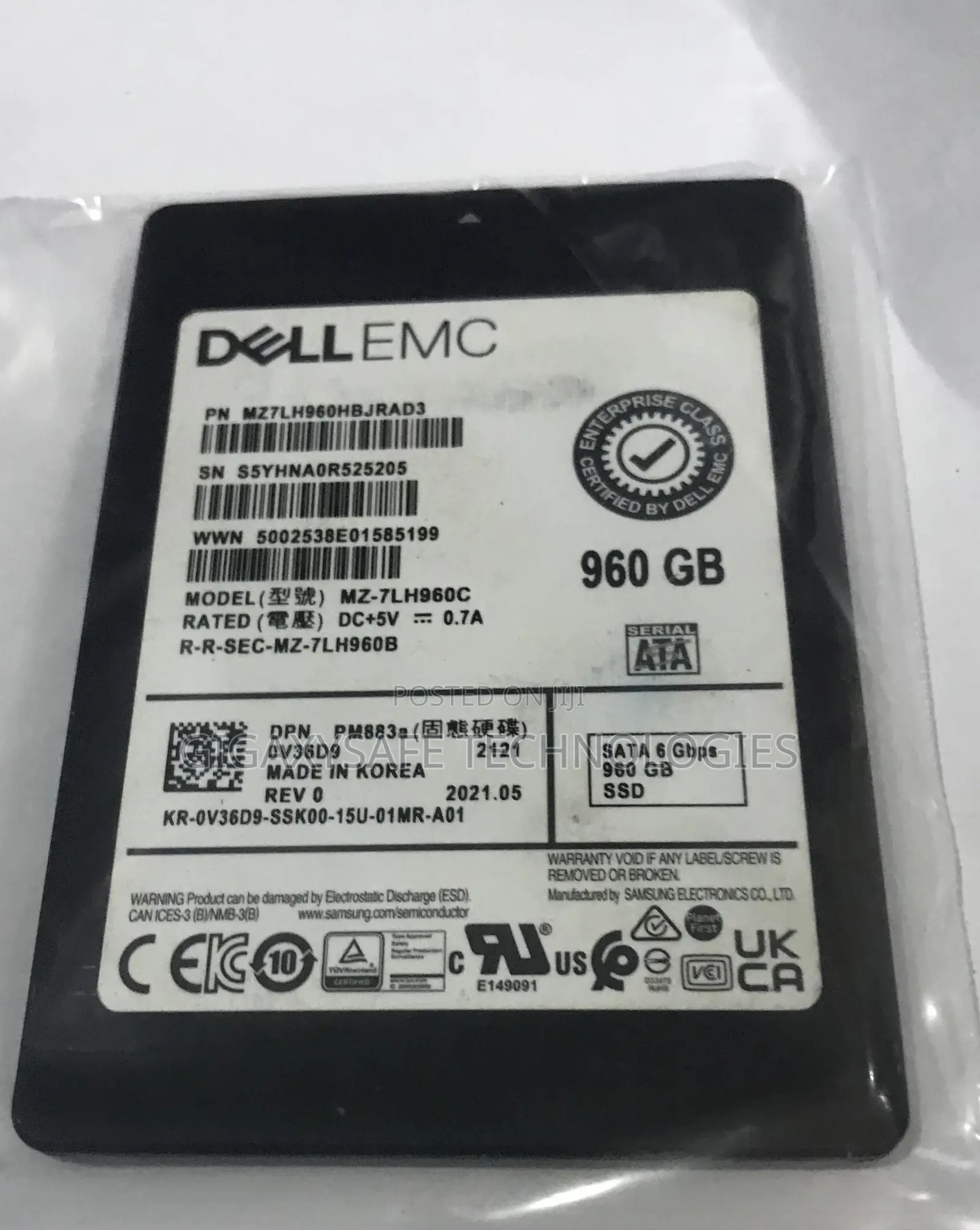 Dell MZ-7LH960C 960GB, 2.5 Inch Internal SSD
