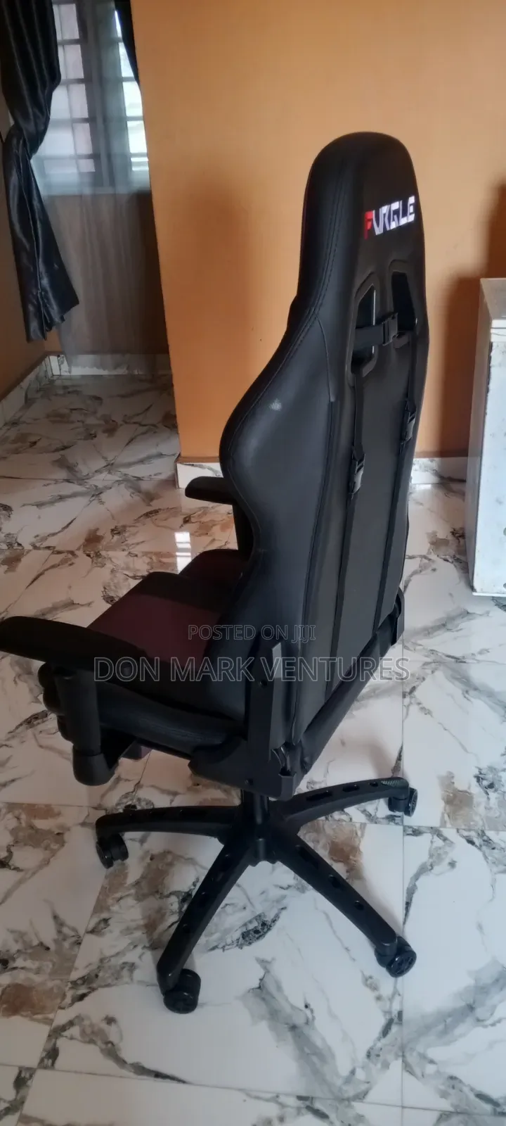 Black and Purple Gaming Chair