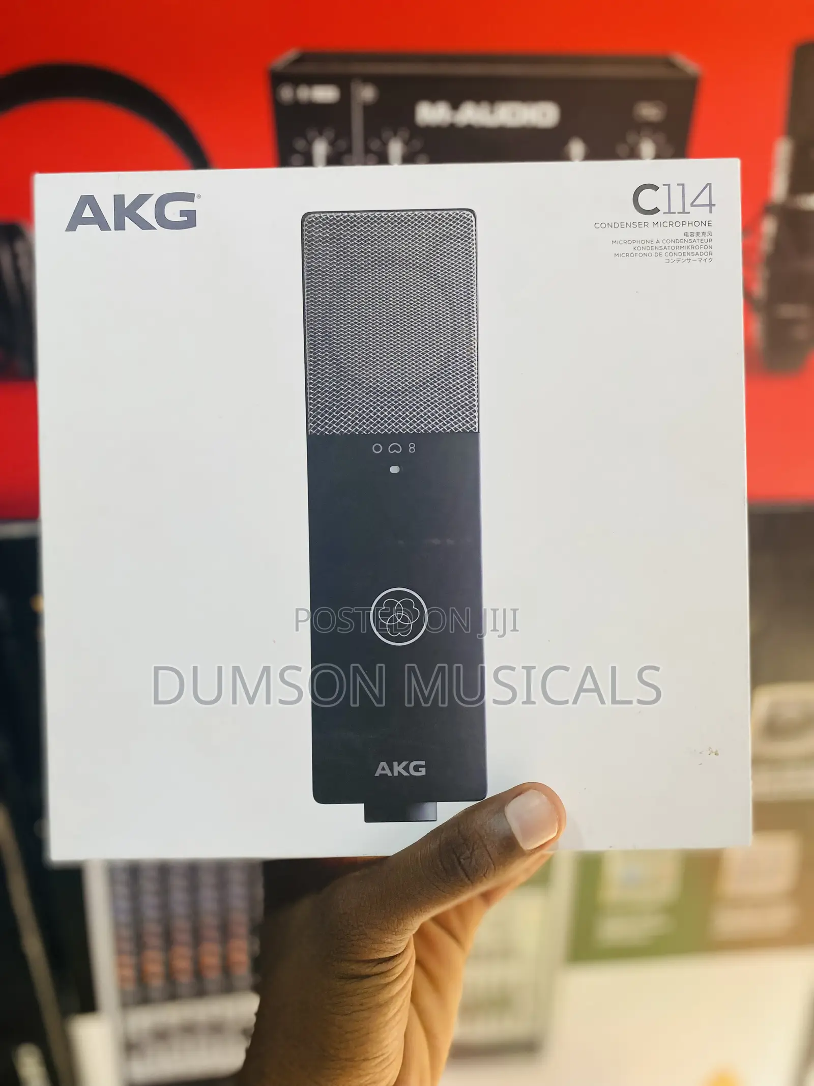 AKG C114 Professional Large-Diaphragm Condenser Microphone