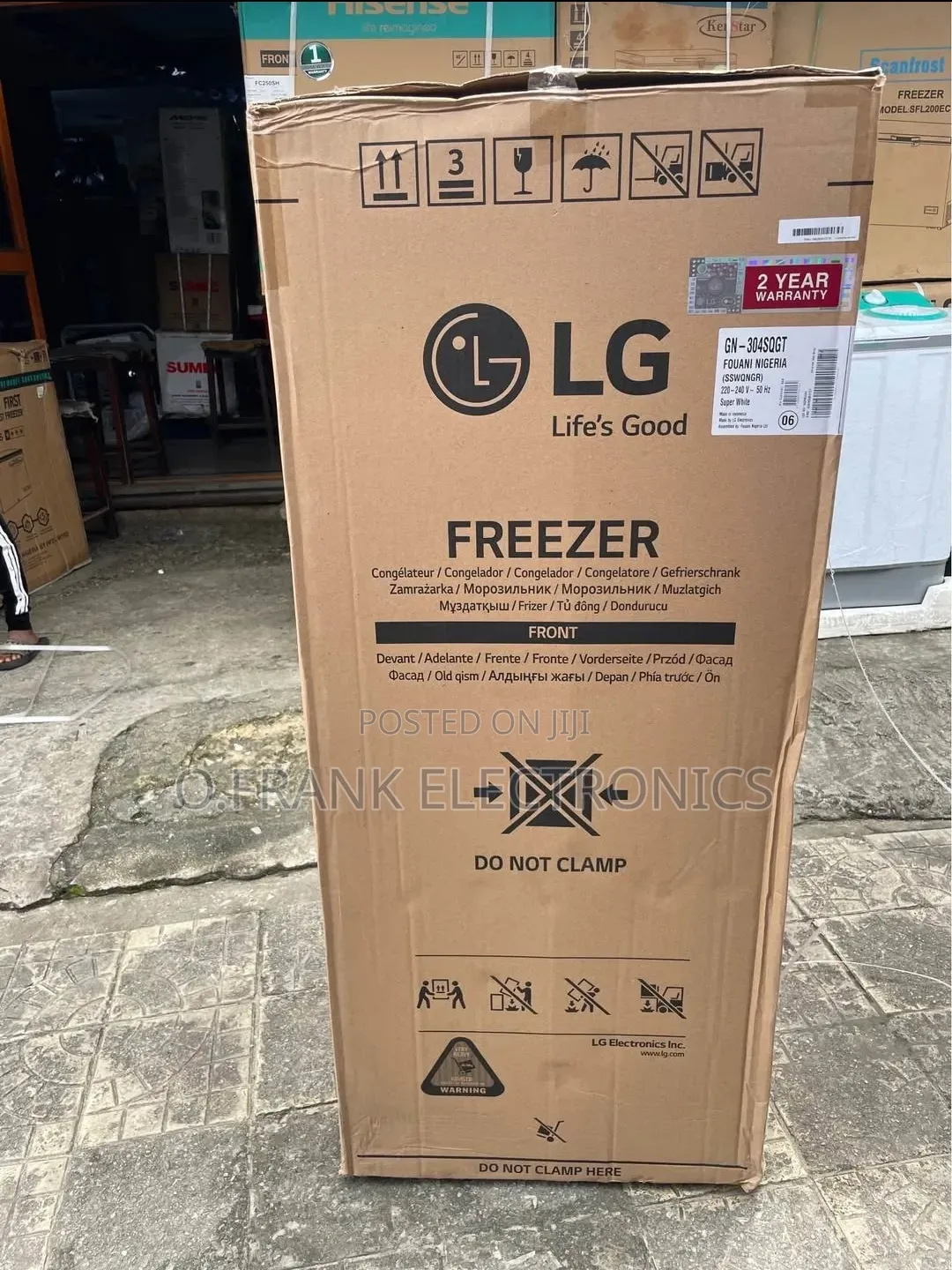 LG Upright Standing Freezer