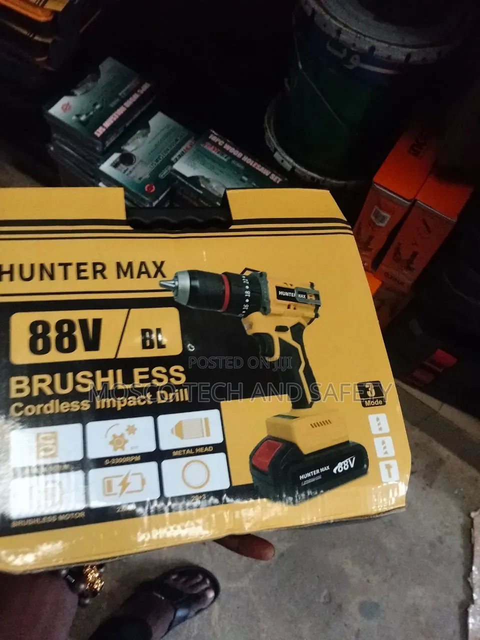 Hunter Max 88V Brushless Cordless Impact Drill