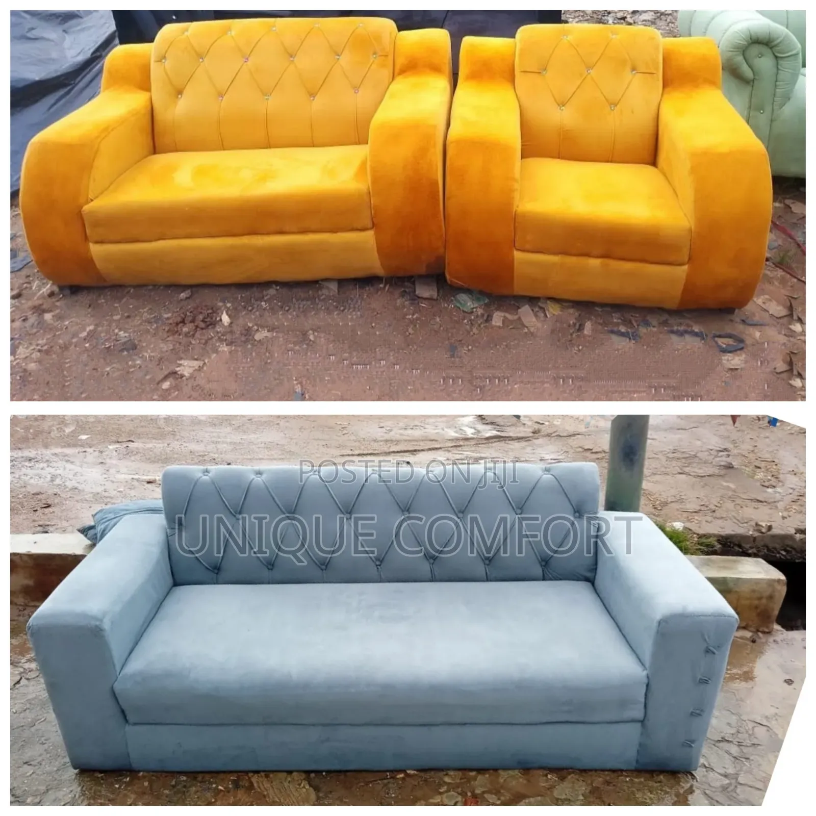 Top Quality 6 Seaters Clean Sofa Set (3,2,1) Seaters