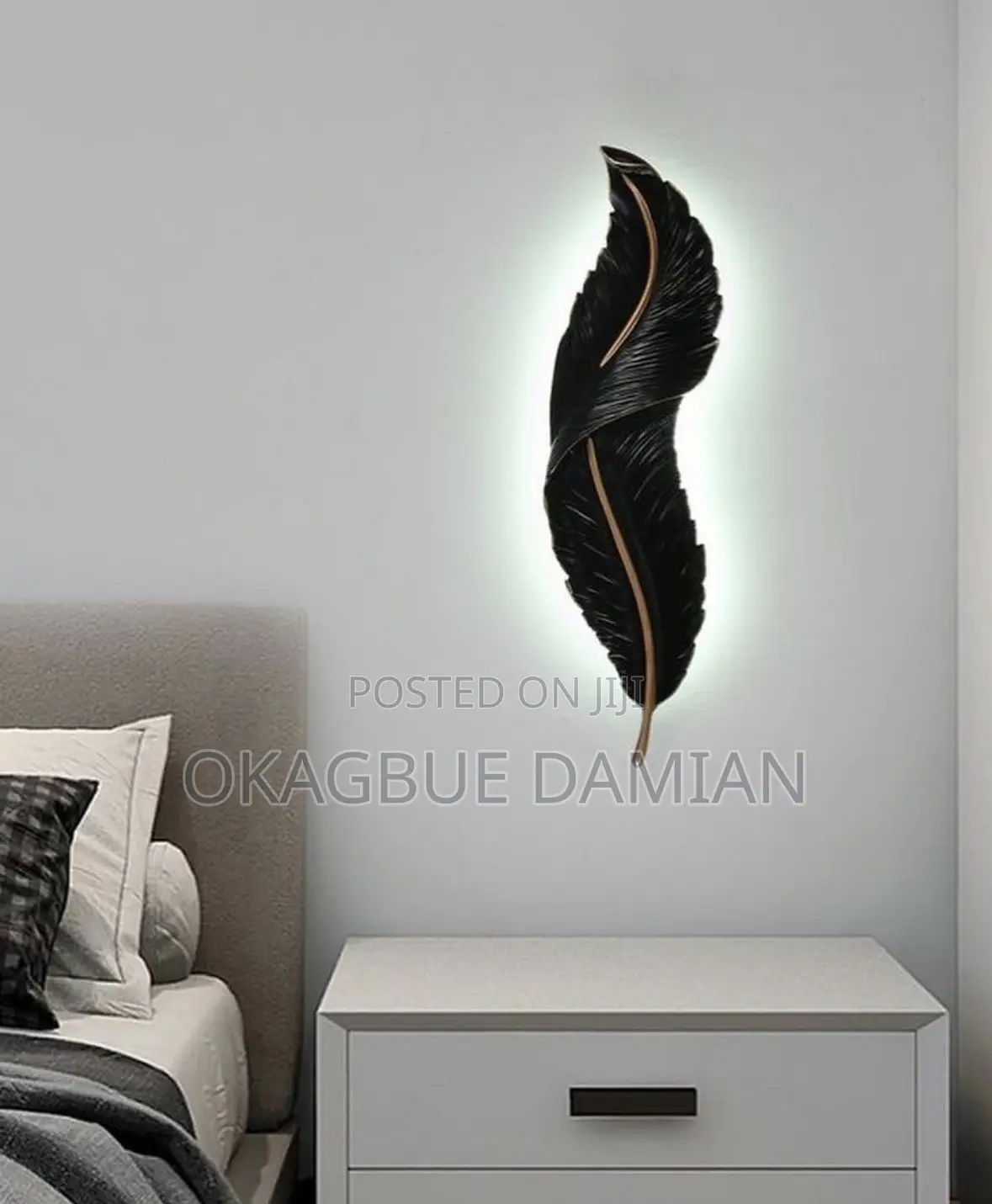 Feather Wall Light