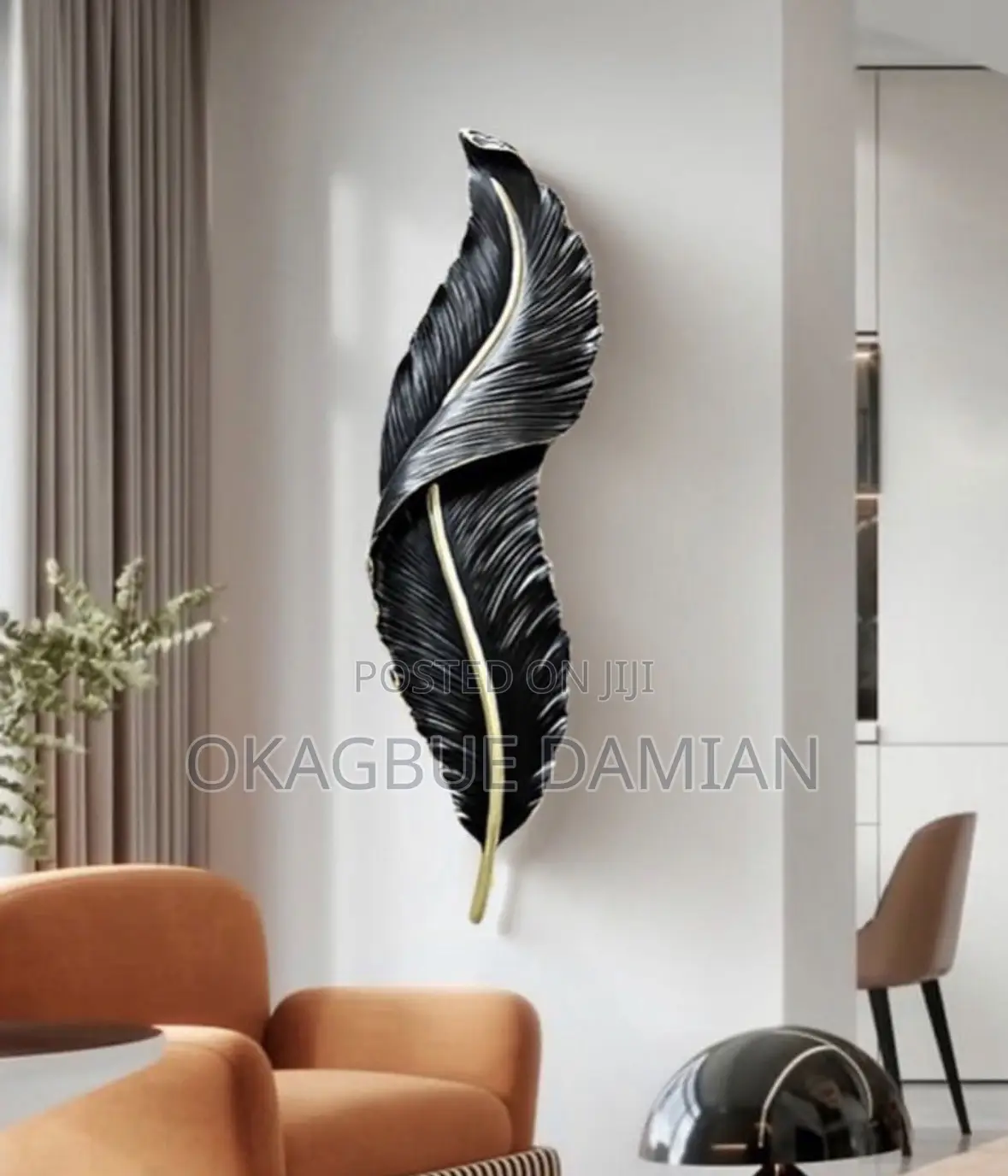 Feather Wall Light