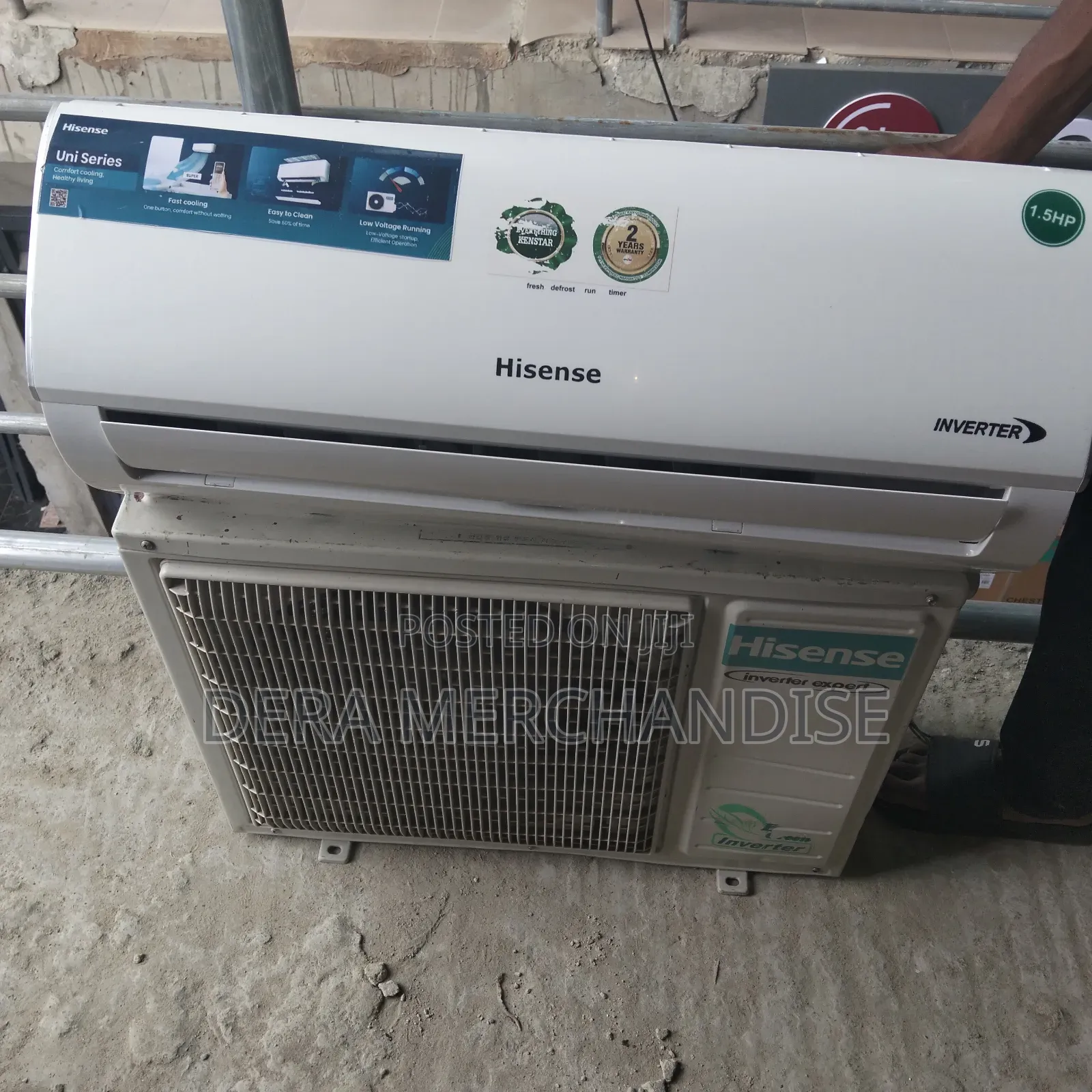 Hisense Fairly Used Inverter Air Conditioner 1.5hp