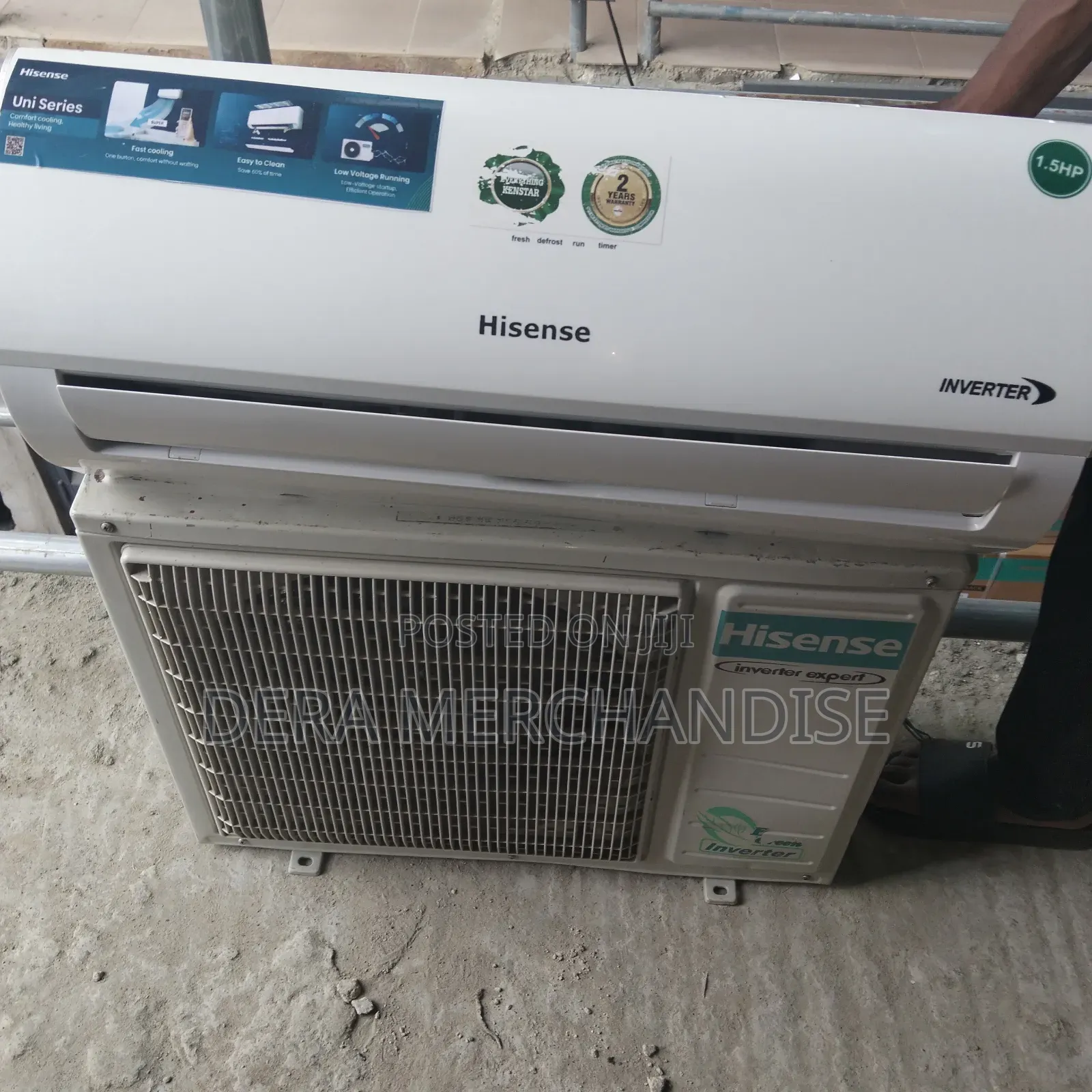 Hisense Fairly Used Inverter Air Conditioner 1.5hp