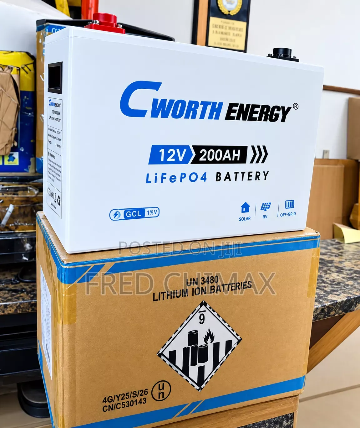2.5kwh 12v Cworth Lithium Battery