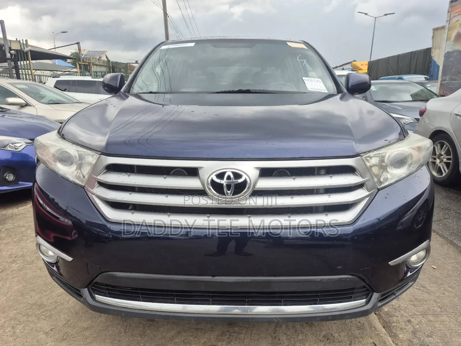 Toyota Highlander Limited 3.5l 4WD 2013 Blue