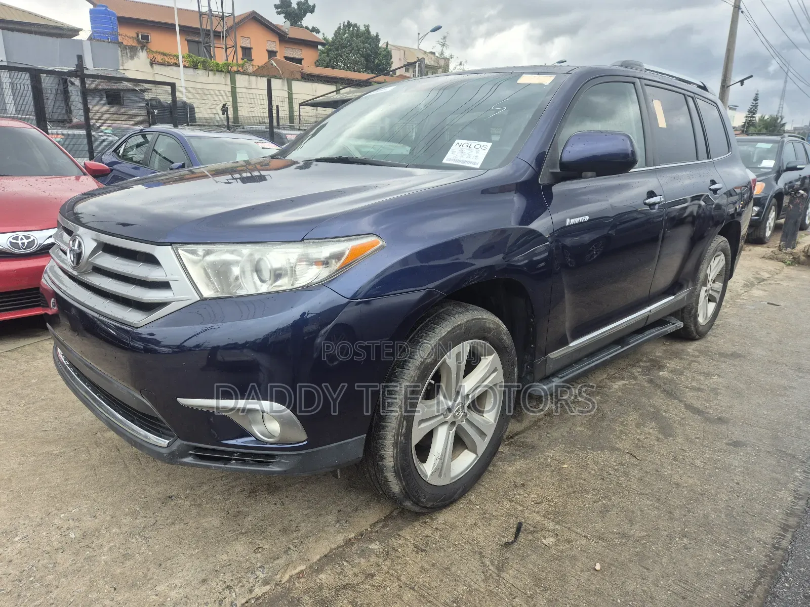 Toyota Highlander Limited 3.5l 4WD 2013 Blue