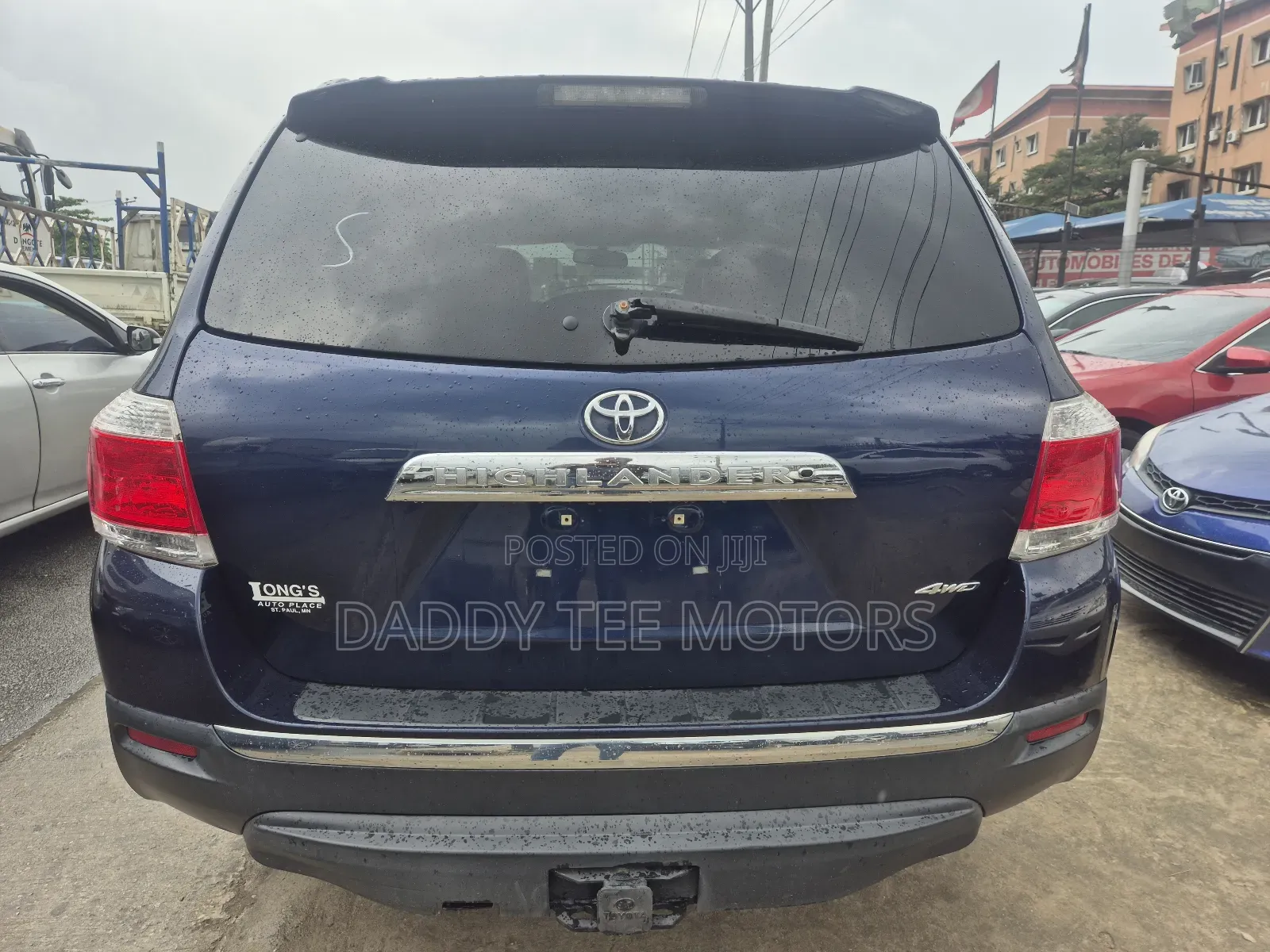 Toyota Highlander Limited 3.5l 4WD 2013 Blue