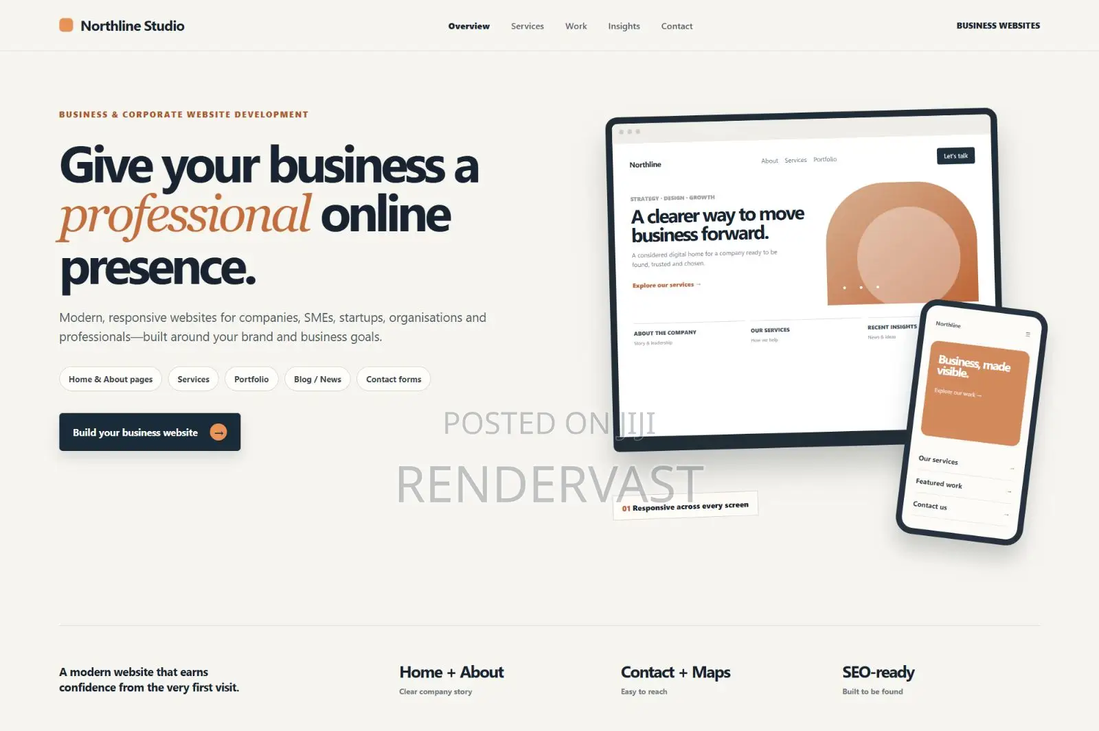 Professional Business Corporate Website Development