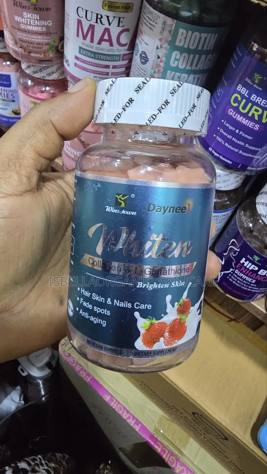 Daynee Whiten Collagen and Glutathione Gummies