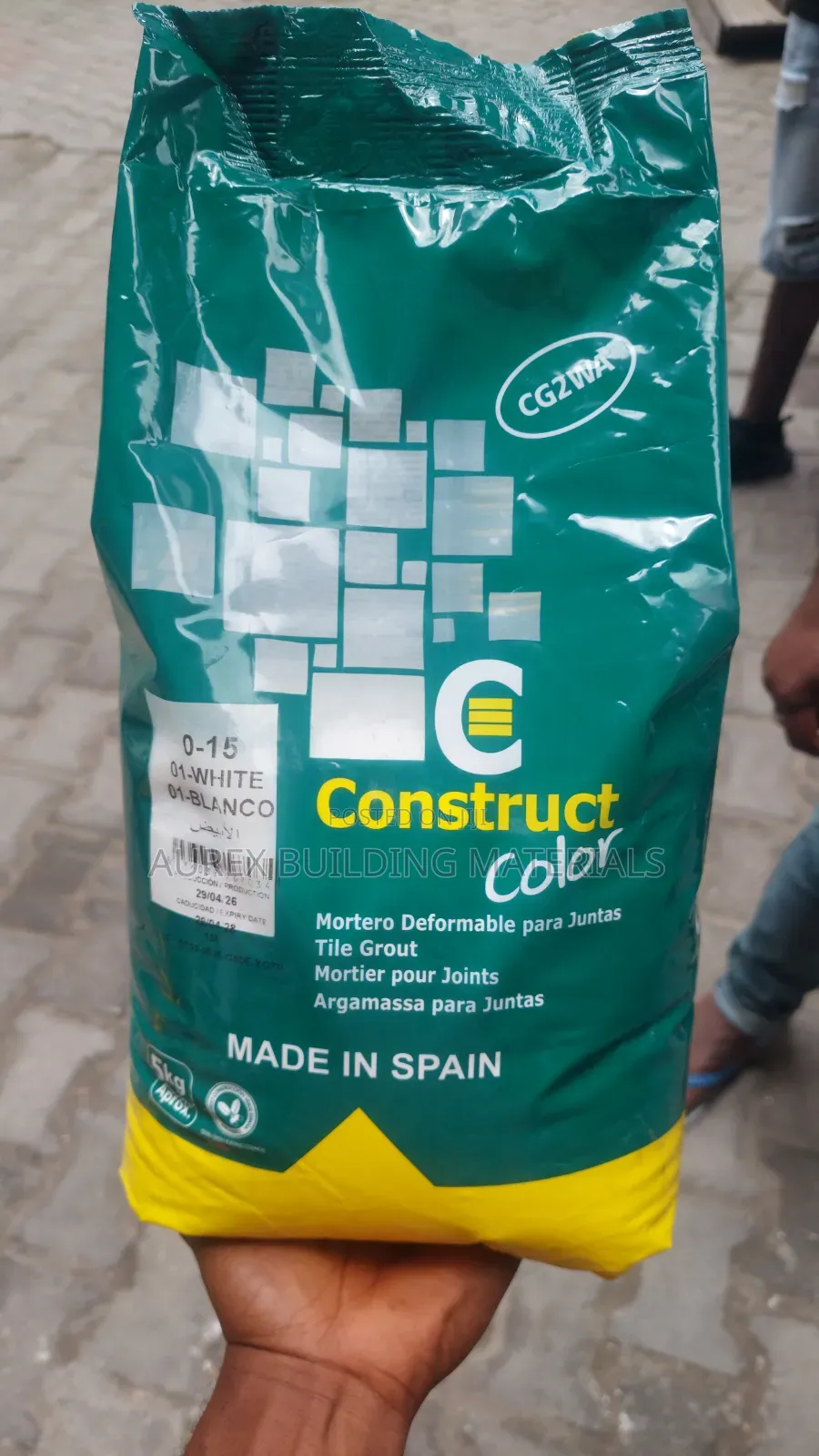 Construct Color Tile Grout Made in Spain