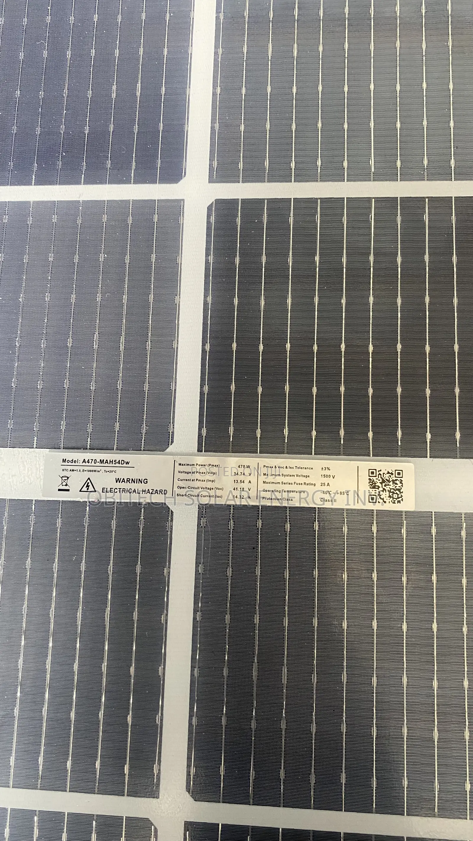 470w Longi Solar Panel