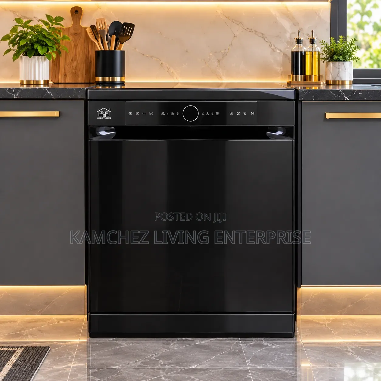 Luxury Modern Brand New Sweethome Black Dishwasher