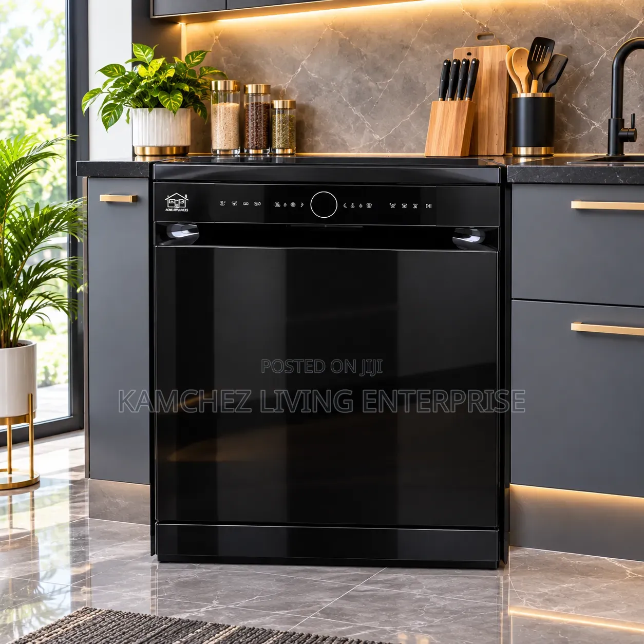 Luxury Modern Brand New Sweethome Black Dishwasher