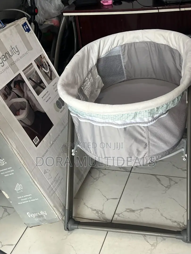 Ingenuity Wood Foldaway Rocking Bassinet – Foreign Neatly Used