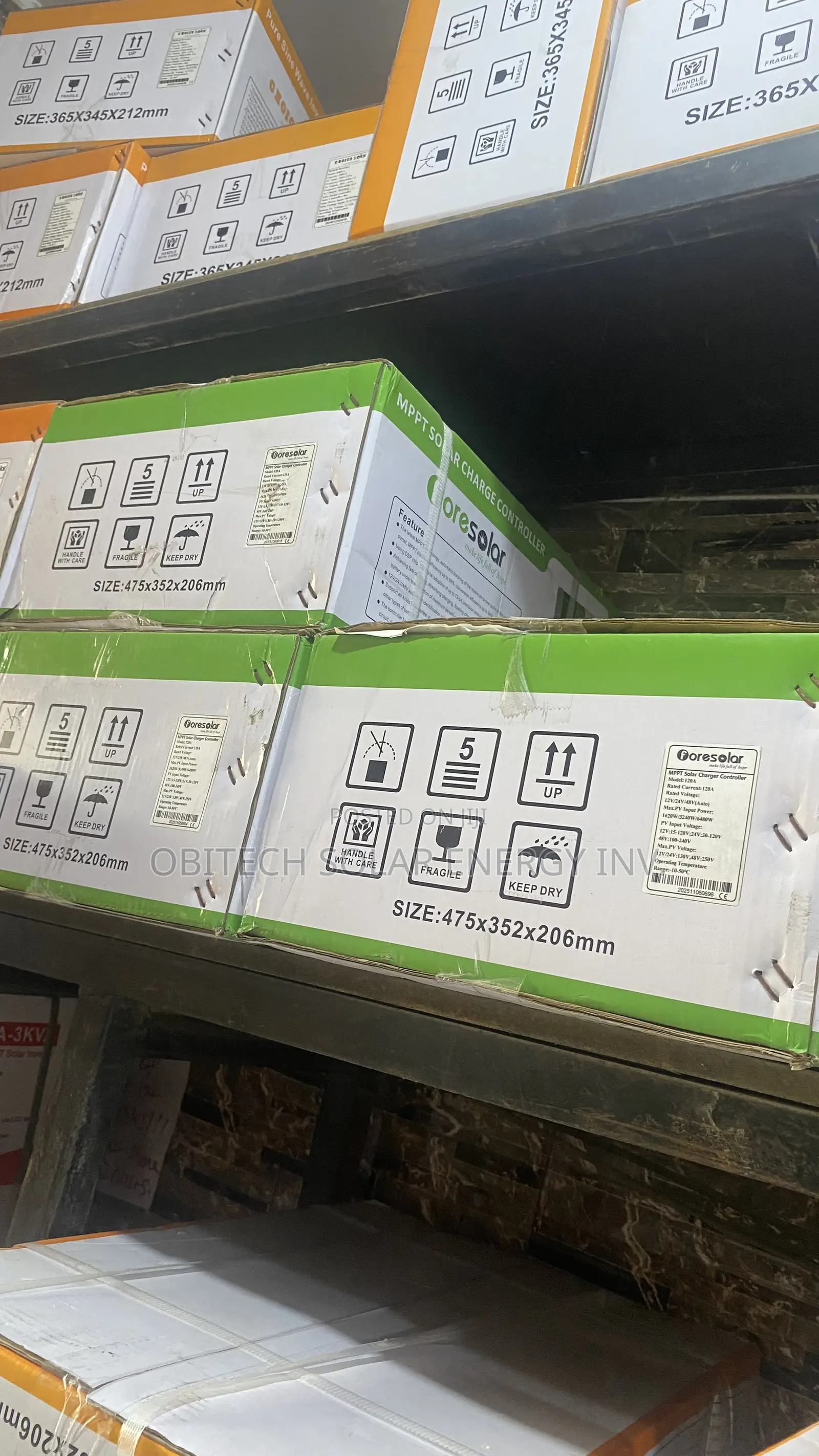 120A MPPT Solar Charge Controller