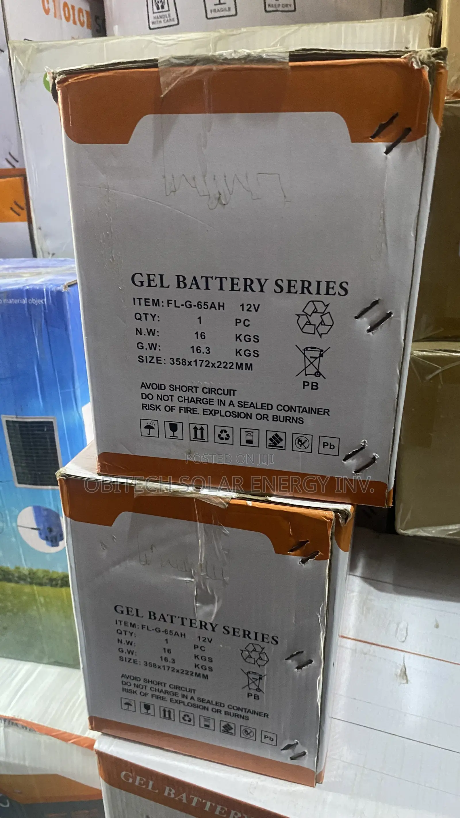 65AH Deep Cycle Gel Battery