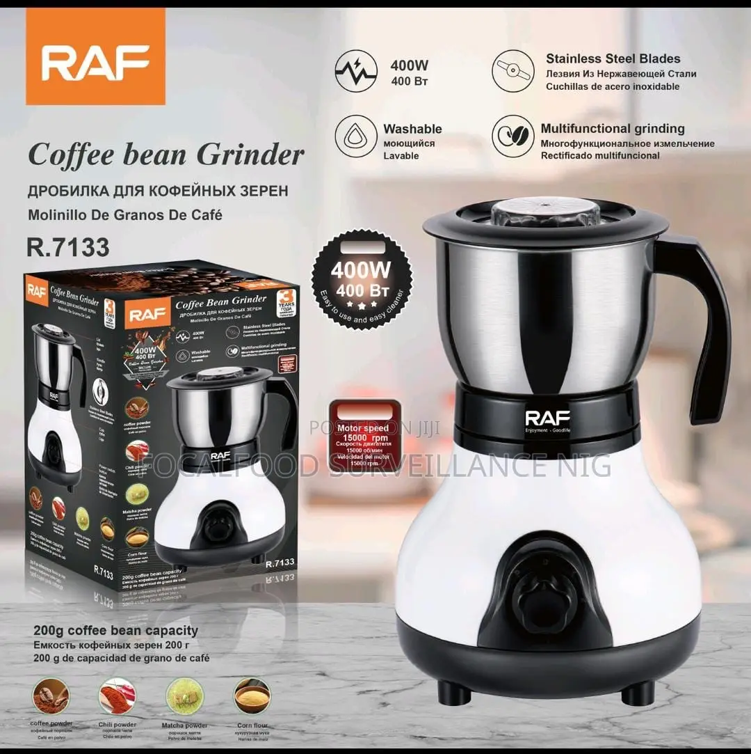 Raf Coffee Beans Grinder 400watts